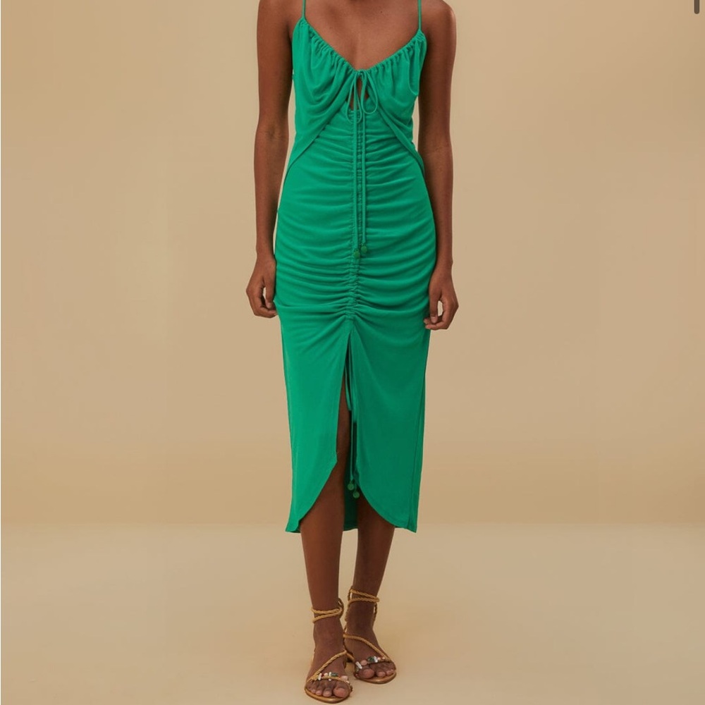 Farm rio midi cutout dress brand new